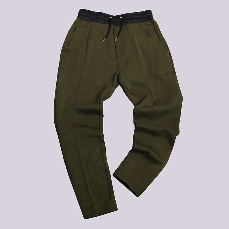 мужские зеленые брюки Nike Lab Essentials Tech Fleece Pants 823740-331 - цена, описание, фото 1